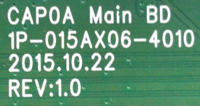 KIT DE TARJETAS PARA TV VIZIO / MAIN 0160CAP0AE00 140 / Y8387140S / 1P-015AX06-4010 / 14034-1 / T-CON RUNTK0214FVZZ / RUNTK0214FV / 1P-0158X02-4010 / FUENTE 09-60CAP0A0-00 / 1P-1156800-1010 / PANEL S600DUA-1 / MODELO E60U-D3 / E60U-D3 LFTRURAS - Imagen 3